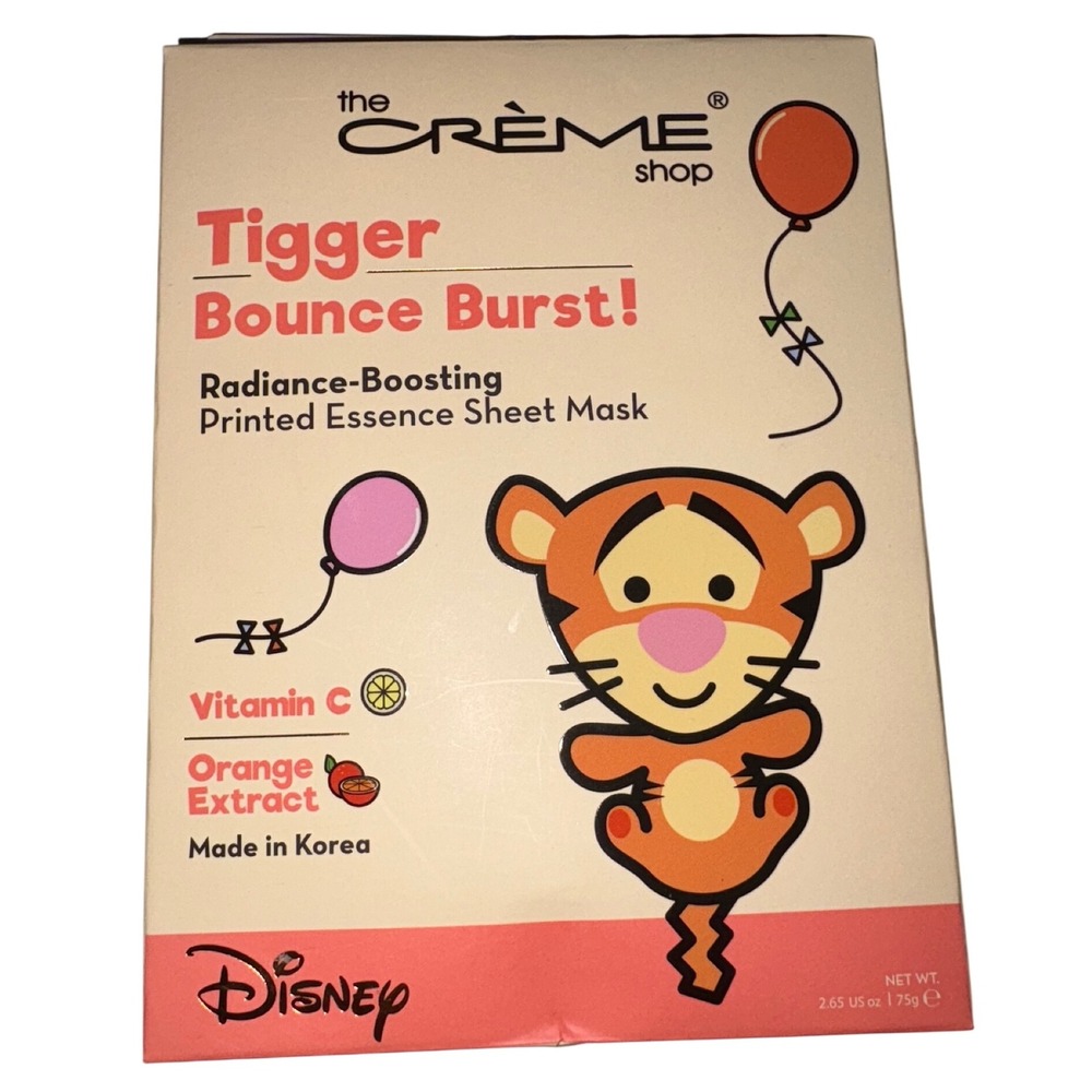 TheCrèmeShopxDisney Tigger Bounce Burst Radiance Boosting Printed Sheet Mask